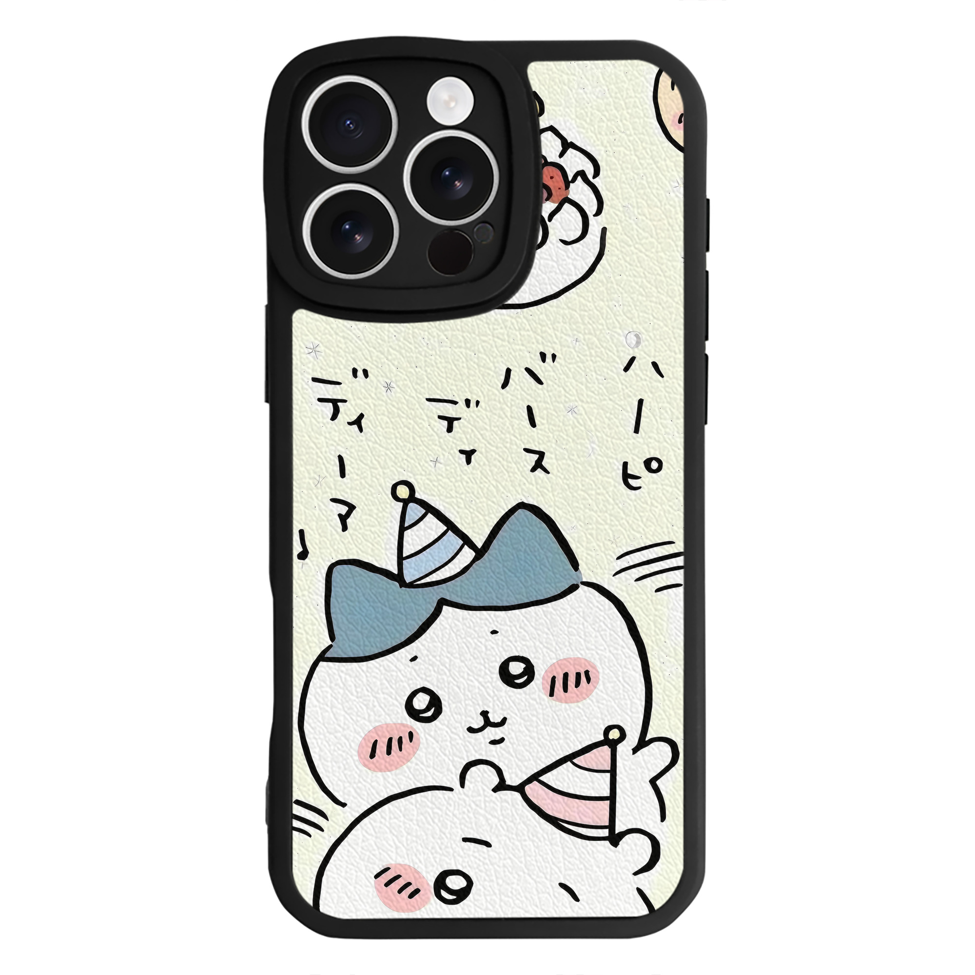 （画像用） ちいかわ Chii-kawa 【iPhone 16シリーズ対応】シリコンスマホケース（レザー調） 材質：シリコン